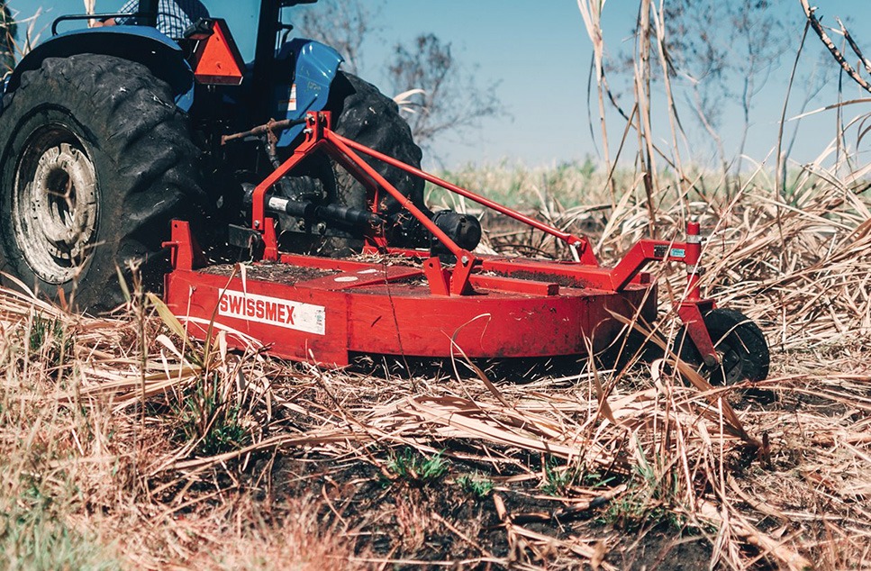 desvaradora agrícola de precisión marca swissmex en acción