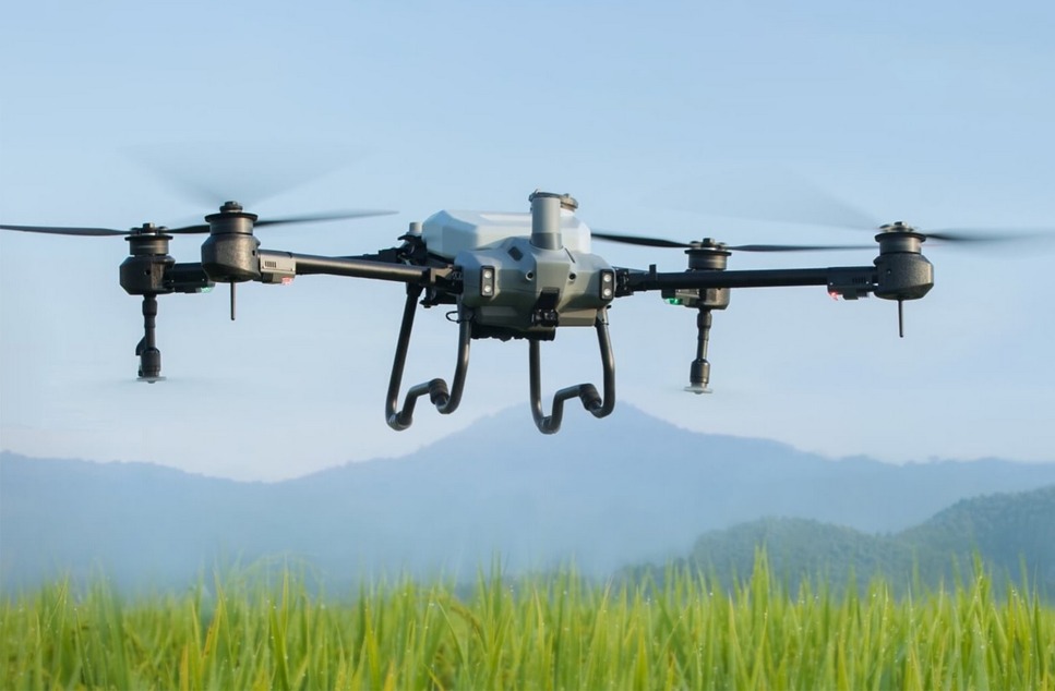 Agricultura de precisión sobrevolando