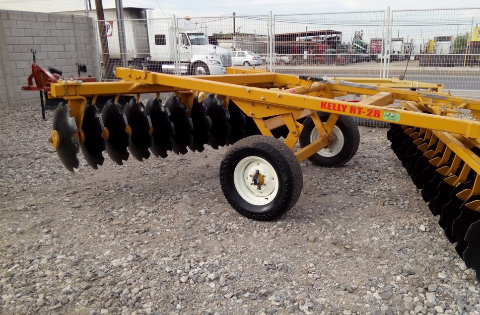 Implemento hidraulico de jalon con discos